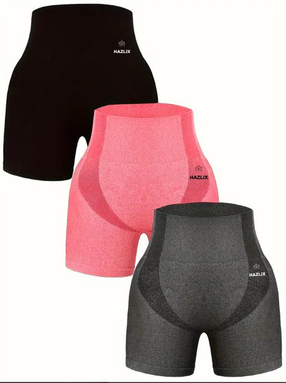 Seamless Scrunch High Waisted Shorts - Grey